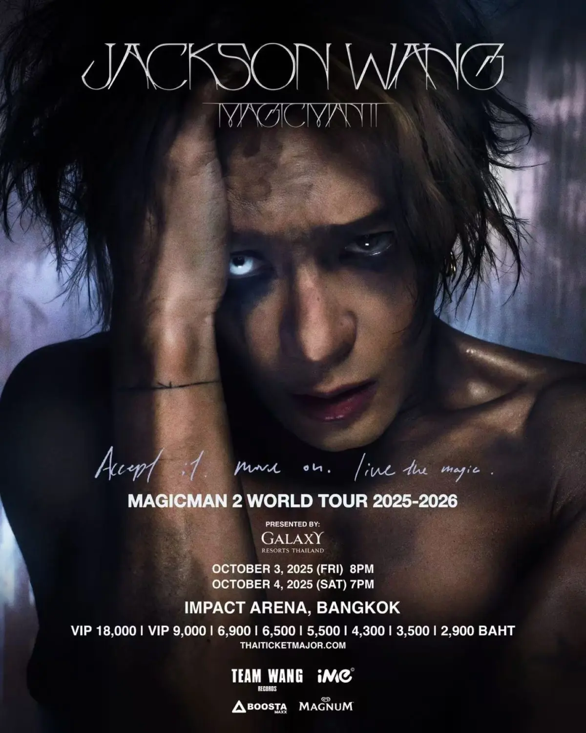 Jackson Wang&#8217;s &#8216;MAGICMAN 2 WORLD TOUR 2025 – 2026&#8217; Electrifies Bangkok &amp; Macau, presented by Galaxy Resorts!
