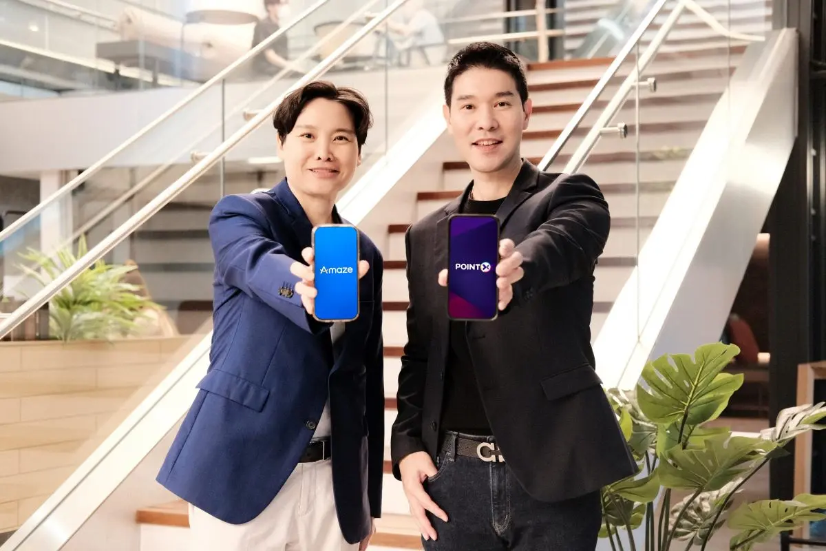 POINTX แอปพลิเคชันรวมและแลกคะแนนสะสม ที่แลกง่าย ใช้คุ้ม จับมือ Amaze Super App แอปรวมพอยท์และสินค้าออนไลน์ เดินหน้าขยายขอบเขตการโอนคะแนนสะสมข้ามแพลตฟอร์ม สร้างความคุ้มค่าและมอบอิสระในการใช้คะแนน...