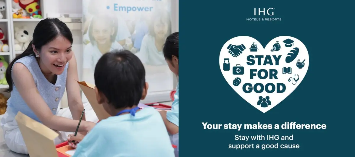 This September, IHG Hotels & Resorts is marking Giving for Good Month, a time dedicated to giving back. During your stay, a voluntary contribution will be added to your booking in support of...