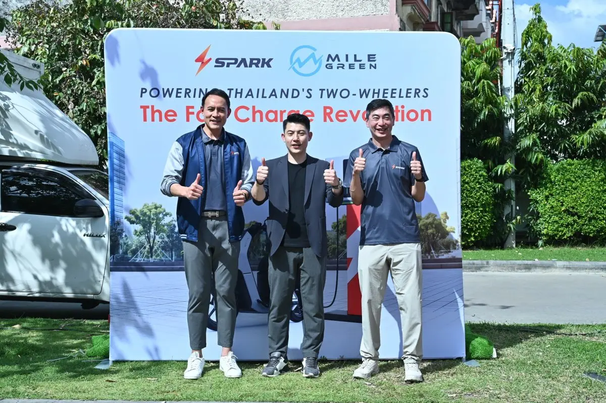 Spark EV and Mile Green Launch Thailand’s First E-Motorcycle Public Charging Ecosystem, Unveiling Nation’s Fastest Charge TechnologyA New Era of E-Mobility Freedom Begins as...
