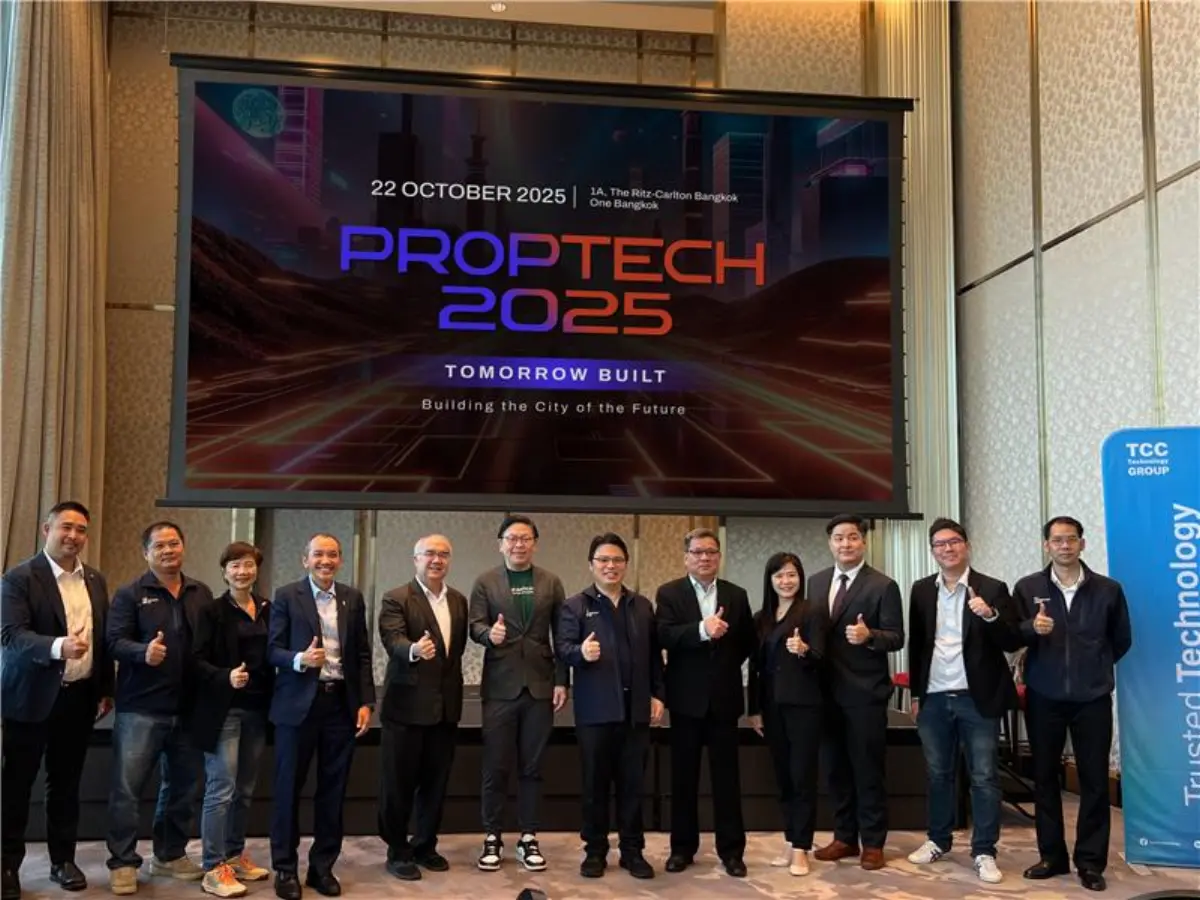 เมื่อเร็วๆนี้ กลุ่มบริษัท ทีซีซี เทคโนโลยี (ทีซีซีเทค) ได้จัดกิจกรรม “PropTech 2025” ภายใต้แนวคิด “Tomorrow Built – Building the City of the Future” ซึ่งเป็นเวทีแห่งการเรียนรู้และแลก...