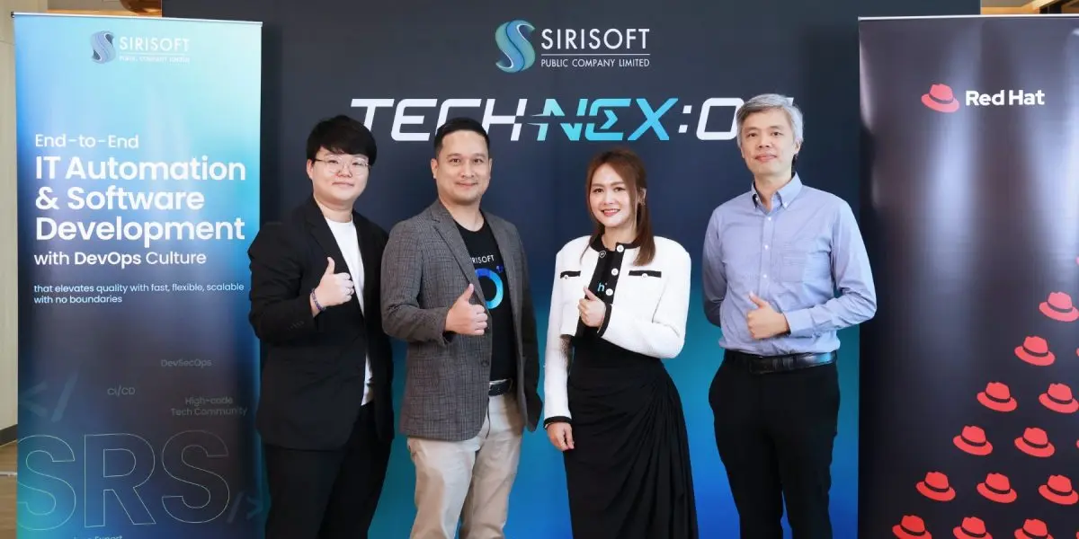 “Sirisoft” ผู้ให้บริการที่ปรึกษาและพัฒนาเทคโนโลยีสารสนเทศชั้นนำของไทย ร่วมกับ “Red Hat” ผู้นำระดับโลกด้านโซลูชันโอเพ่นซอร์ส จัดงานสัมมนา “Investing in Intelligence: The Red Hat Ansible...