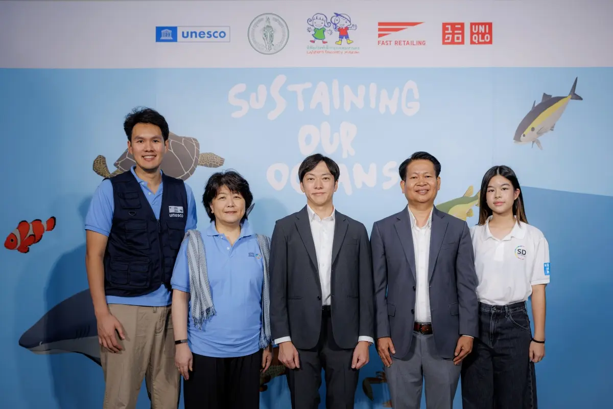 ภายใต้โครงการ Sustaining Our Oceans ของยูเนสโก เพื่อเปิดโอกาสในการสำรวจระบบนิเวศทางทะเล มุ่งสู่การอนุรักษ์และการเปลี่ยนแปลงทะเลอย่างยั่งยืน ยูนิโคล่ แบรนด์เครื่องแต่งกายระดับโลก ร่วมกับสำนักงานยูเนส...