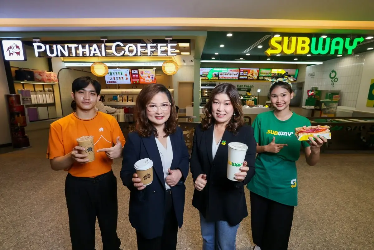 เมื่อ ‘Local Coffee Brand’ จับมือ ‘Global Sandwich Chain’ บริษัท กาแฟพันธุ์ไทย จำกัด แบรนด์กาแฟชั้นนำของประเทศไทย และ บริษัท โกลัค จำกัด ผู้ดำเนินการมาสเตอร์แฟรนไชส์ซับเวย์ในประเทศ...