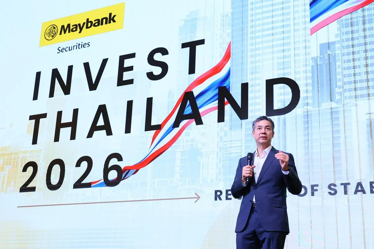 เมย์แบงก์จัด “Invest Thailand 2026” รวมพลังนักลงทุน–พันธมิตรกว่า 200ราย เปิดเวทีชี้ทิศทางเศรษฐกิจ–โอกาสลงทุนอาเซียน ตอกย้ำผู้นำโบรกเกอร์ระดับประเทศ