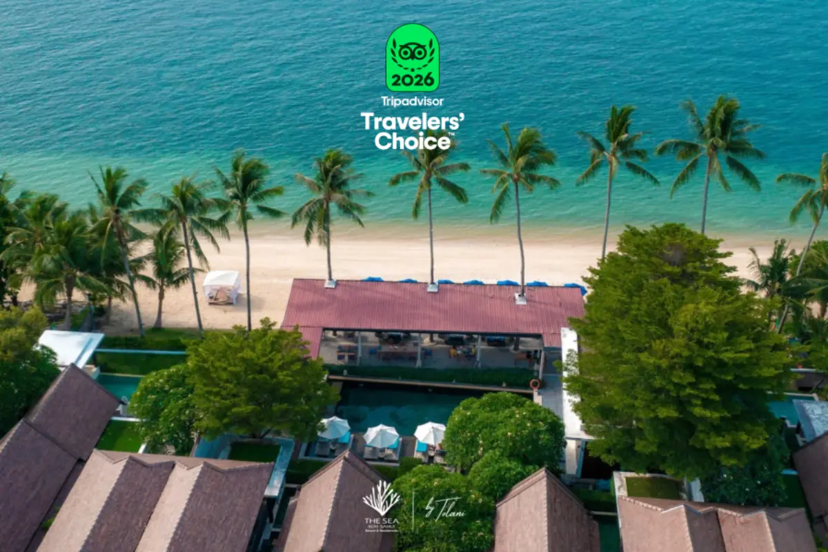 The Sea Koh Samui Resort & Residences by Tolani is proud to announce its recognition as a recipient of the Tripadvisor Travelers’ Choice Award 2026, an honor awarded to properties...