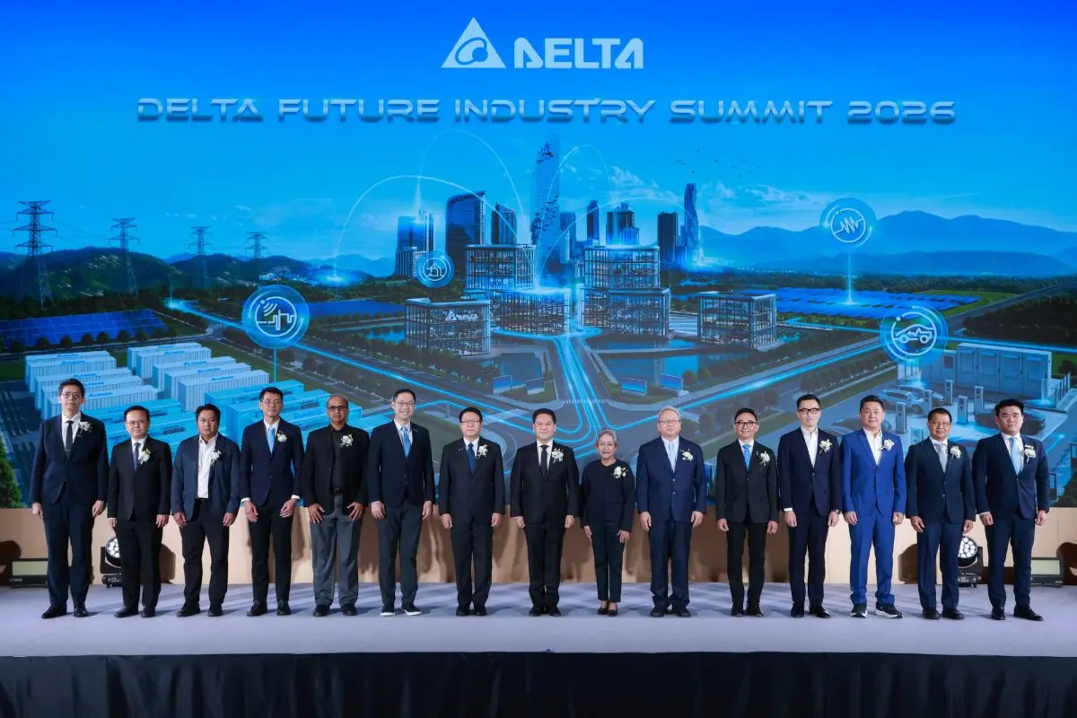 Delta Electronics (Thailand) Public Company Limited, a global leader in power management and smart green solutions, hosted the Delta Future Industry Summit 2026 under the theme “Advancing...