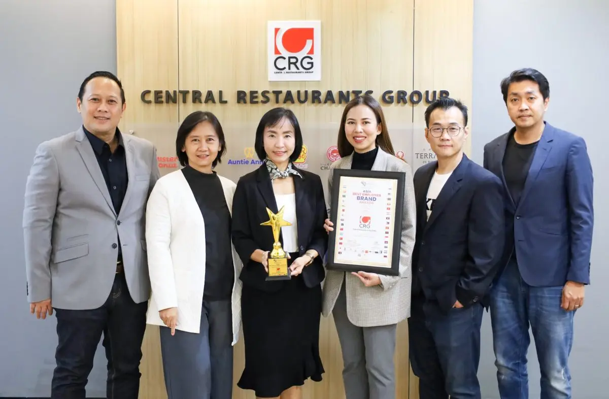 CRG คว้า “Asia Best Employer Brand Awards 2026” เดินหน้าพัฒนาคนควบคู่การเติบโตของธุรกิจ