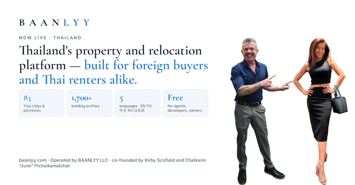 Portal pairs listings with visa and cost tools and guides to 83 Thai cities in five languages as Q2 foreign condo spending in Thailand rises 20% BAANLYY, a new property and relocation platform...