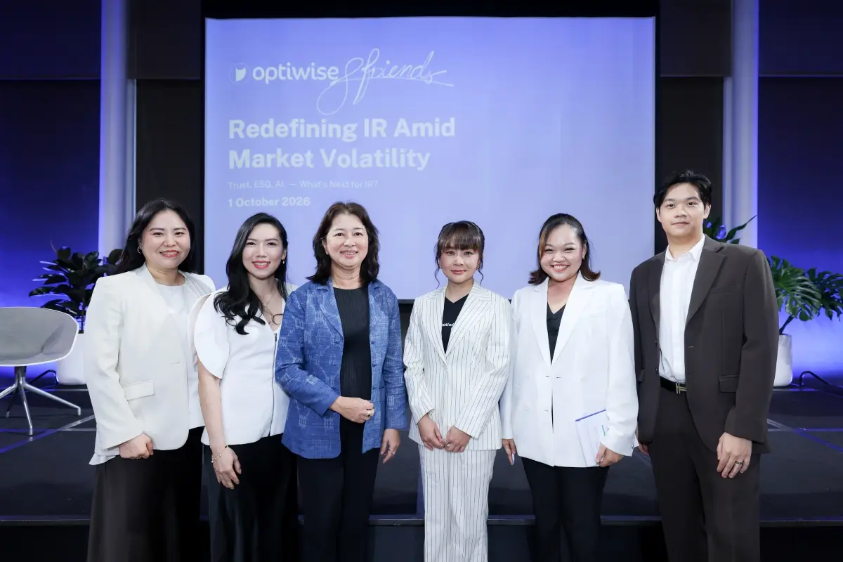 Optiwise Company Limited, a disclosure service provider and Investor Relations (IR) partner to listed companies, hosted “Optiwise & Friends: Redefining IR Amid Market Volatility — Trust. ESG. AI...